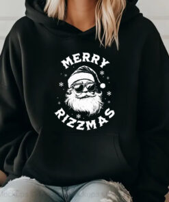 Merry Rizzmas Funny Christmas Santa Claus T-Shirt 20242