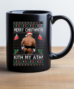 Mike Tyson Merry Chrithmith Kith My Ath Ugly Christmas Mug 20242