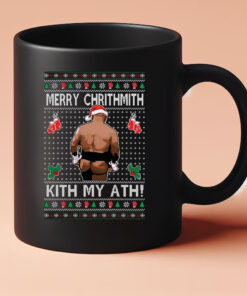 Mike Tyson Merry Chrithmith Kith My Ath Ugly Christmas Mug 202433