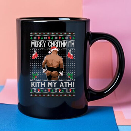 Mike Tyson Merry Chrithmith Kith My Ath Ugly Christmas Mug 2024Mike Tyson Merry Chrithmith Kith My Ath Ugly Christmas Mug 2024