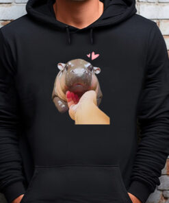 Moo Deng The Cute Baby Hippo Sweatshirt , T-shirt , Hoodie , Long Sleeve T-shirt