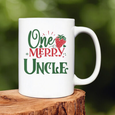 One Merry Uncle Christmas Theme Mug 20241