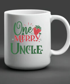 One Merry Uncle Christmas Theme Mug 20242