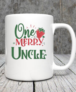 One Merry Uncle Christmas Theme Mug 20243