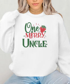 One Merry Uncle Christmas Theme T-Shirt 2024