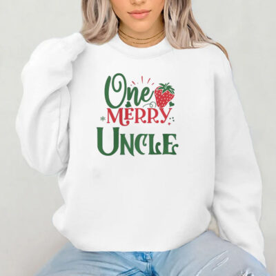 One Merry Uncle Christmas Theme T-Shirt 2024