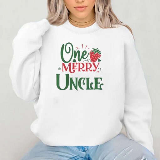 One Merry Uncle Christmas Theme T-Shirt 2024