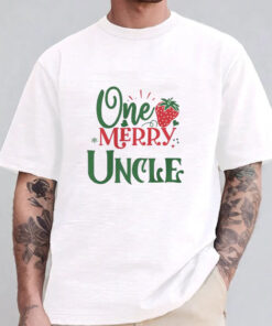 One Merry Uncle Christmas Theme T-Shirt 20241