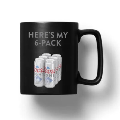 Patrick Mahomes Coors Light Heres My 6-Pack Mug 20241