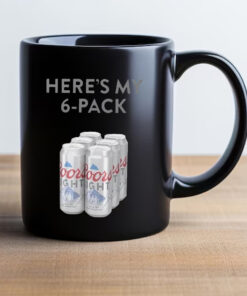 Patrick Mahomes Coors Light Heres My 6-Pack Mug 20242