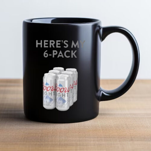 Patrick Mahomes Coors Light Heres My 6-Pack Mug 20242