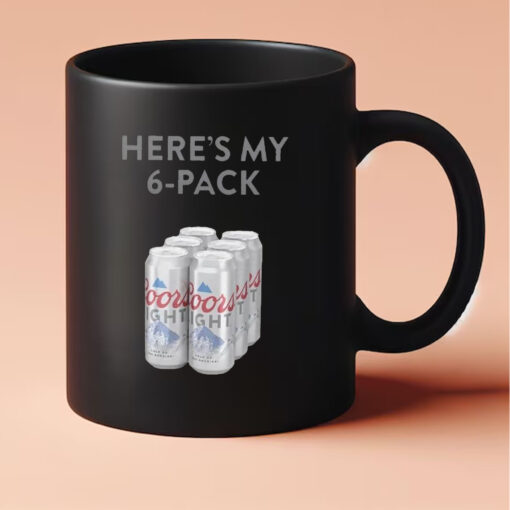 Patrick Mahomes Coors Light Heres My 6-Pack Mug 202434