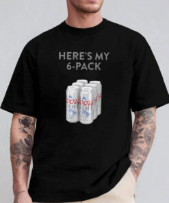 Patrick Mahomes Coors Light Heres My 6-Pack T-Shirt 2024