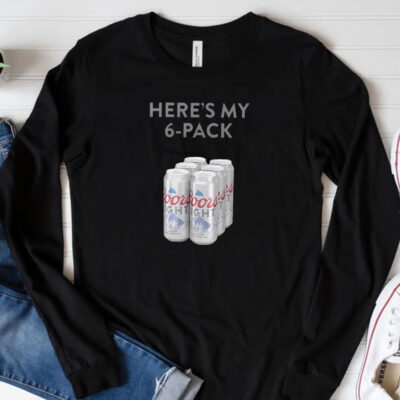 Patrick Mahomes Coors Light Heres My 6-Pack T-Shirt 20243