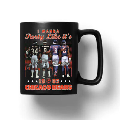 Payton Mcmahon Williams Moore I Wanna Party Like It’s Bears Football Mug 20241