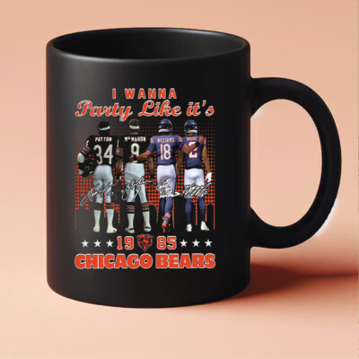 Payton Mcmahon Williams Moore I Wanna Party Like It’s Bears Football Mug 20243