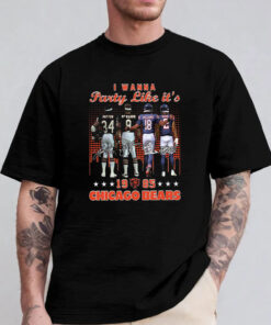 Payton Mcmahon Williams Moore I Wanna Party Like It’s Bears Football T-Shirt 2024