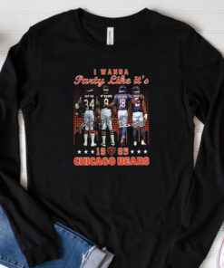 Payton Mcmahon Williams Moore I Wanna Party Like It’s Bears Football T-Shirt 20243