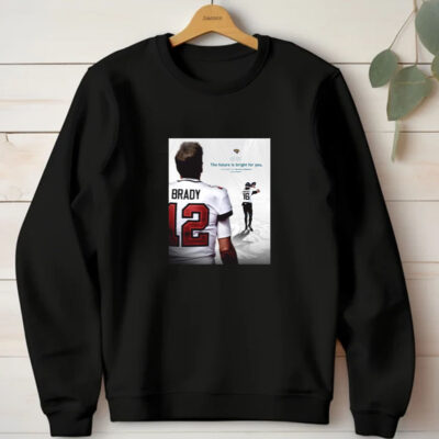 Poster NFL Football 2024 Jacksonville Jaguars The Future Is Bright For You Tom Brady On Trevor Lawrence T-Shirt 1