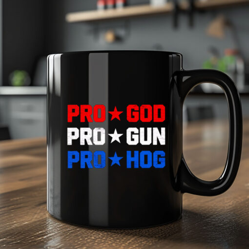 Pro God pro gun pro Hog Mug 20242