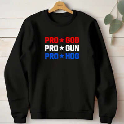 Pro God pro gun pro Hog T-Shirt 20241