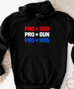 Pro God pro gun pro Hog T-Shirt 20243