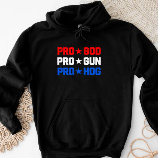 Pro God pro gun pro Hog T-Shirt 20243