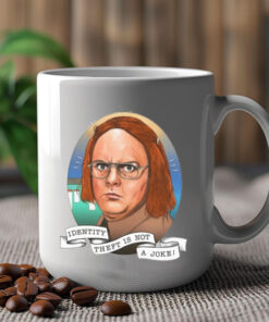 Rainn Wilson Identity Theft Is Not A Joke Mug 2024