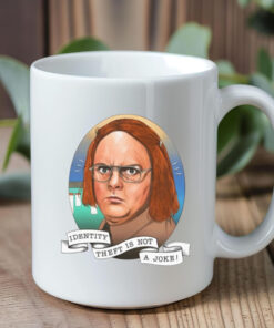 Rainn Wilson Identity Theft Is Not A Joke Mug 20241