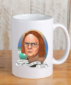 Rainn Wilson Identity Theft Is Not A Joke Mug 20243