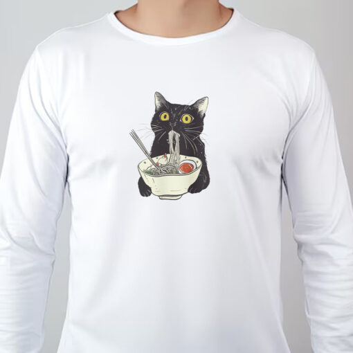 Ramen Cat Sweatshirt , T-shirt , Hoodie , Long Sleeve T-shirt Cat LoverRamen Cat Sweatshirt , T-shirt , Hoodie , Long Sleeve T-shirt Cat Lover