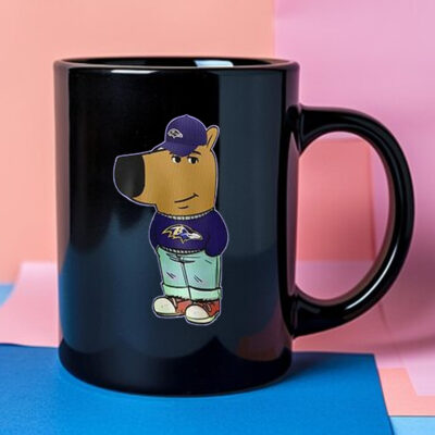 Ravens Chill Guy Mug 2024