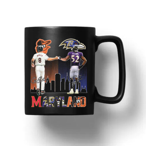 Ripken Orioles Lewis Ravens Maryland Mug 20241