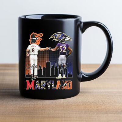 Ripken Orioles Lewis Ravens Maryland Mug 20242