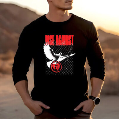 Rise Against Caged Dove 2024 T-Shirt2