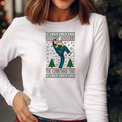 Rockin Around The Christmas Tree Raygun Ugly Christmas T-Shirt 20242