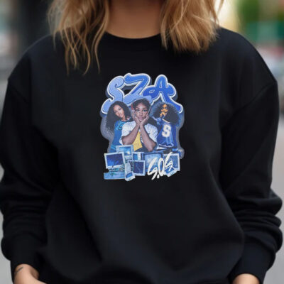 SZA Bootleg Sweatshirt , Hoodie , T-Shirt , Long Sleeve T-shirt White, Vintage Rap Hip Hop 1