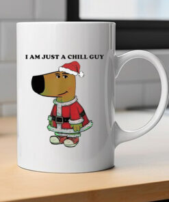 Santa Chill Guy I Am Just A Chill Guy Mug 2024