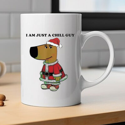 Santa Chill Guy I Am Just A Chill Guy Mug 2024