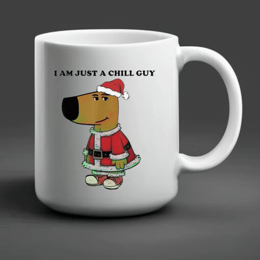 Santa Chill Guy I Am Just A Chill Guy Mug 20242