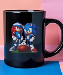 Sonic And Knuckles Detroit Football Mug 2024