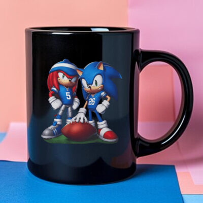 Sonic And Knuckles Detroit Football Mug 2024