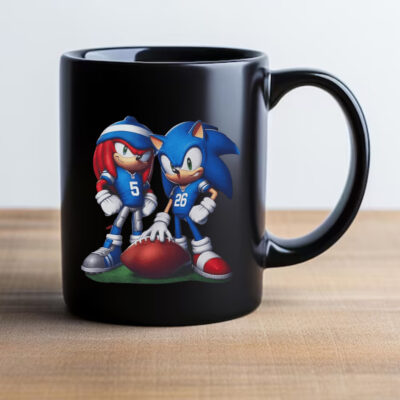 Sonic And Knuckles Detroit Football Mug 20242