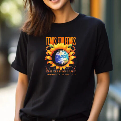 Tears For Fears Songs For A Nervous Planet Fontainebleau Las Vegas 2024 T-shirt