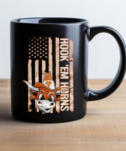 Texas Longhorns America Colors Patriots Spirit Hook ‘Em Horns Mug 20242