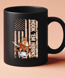 Texas Longhorns America Colors Patriots Spirit Hook ‘Em Horns Mug 20243