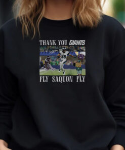 Thank You Giants Fly Saquon Fly Chill Guy T-Shirt 20241