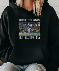 Thank You Giants Fly Saquon Fly Chill Guy T-Shirt 20242