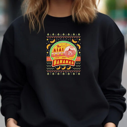 The Aiai Bananas merry christmas 2024 Sweatshirt , Hoodie , T-shirt , Long Sleeve T-shirt1