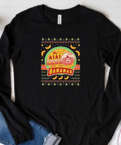 The Aiai Bananas merry christmas 2024 Sweatshirt , Hoodie , T-shirt , Long Sleeve T-shirtv3